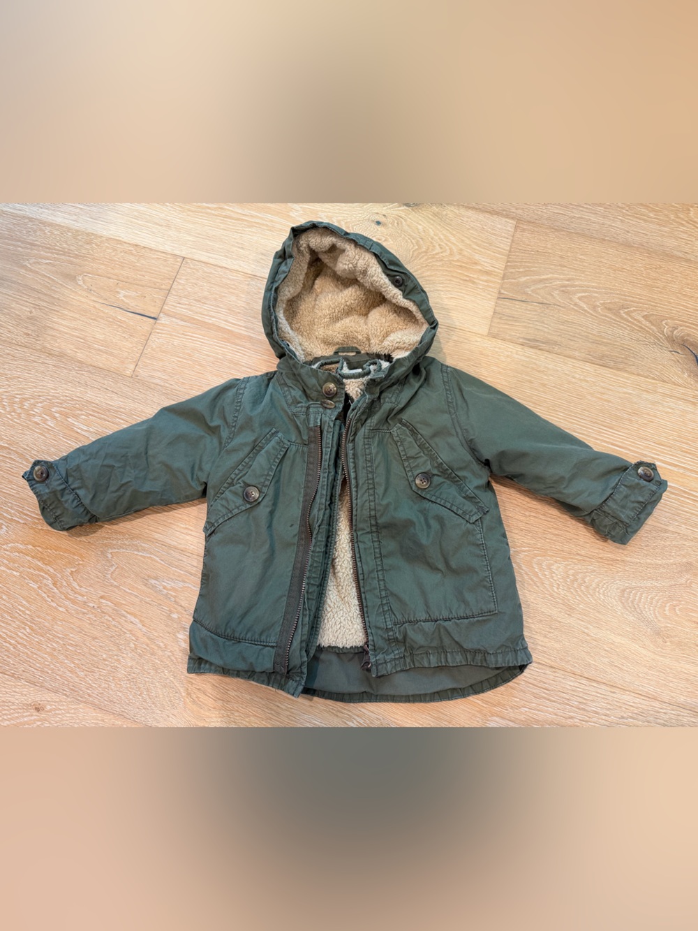 Zara Lined Winter Parker